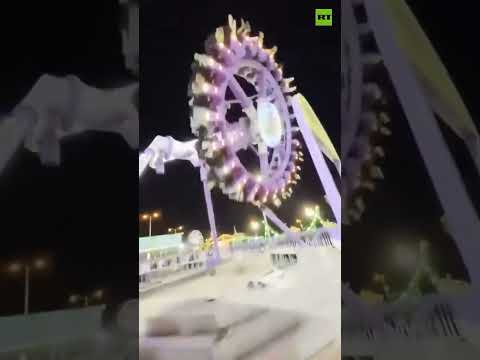 Ride Collapses At Amusement Park In Saudi Arabia