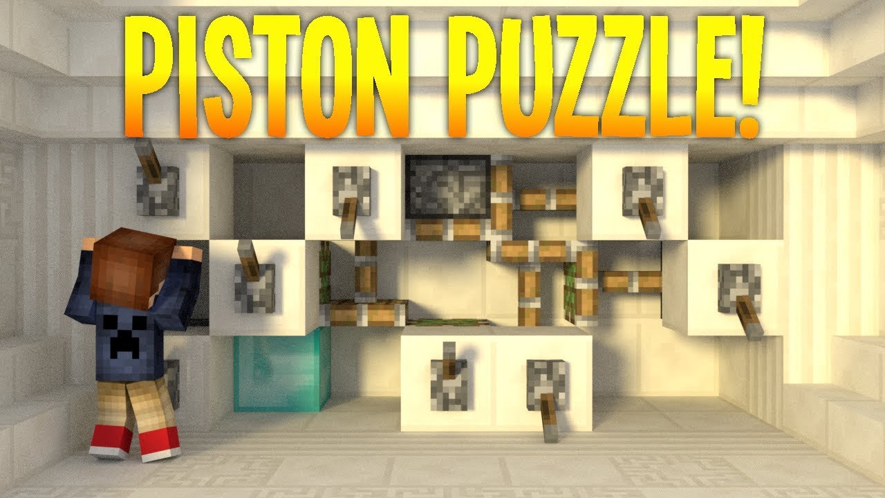 We made a puzzle map about pushing blocks and layering mechanics like ice  sliding, pistons, conveyors and more.. We hope people find it fun as we did  to make it! : r/Minecraft