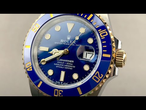 Rolex Submariner Date 41mm 126613LB-0002  - Two-Tone Rolex Sub 'Bluesy' Hands-On Review
