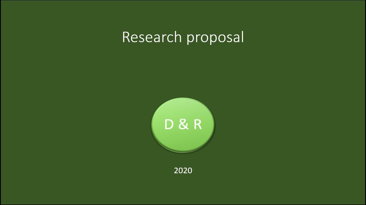 How to develop a research proposal? - YouTube