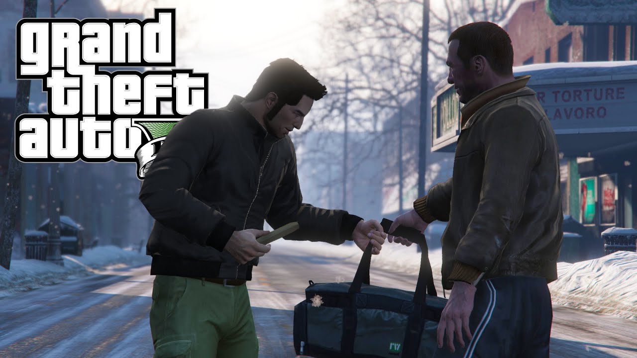 GTA V — кража GTA IV Definitive Edition