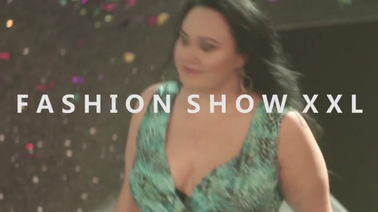 RETRO LOOKBACK - 2014 Fashion show XXXL PLUS SIZE MODELS FASHION SHOW