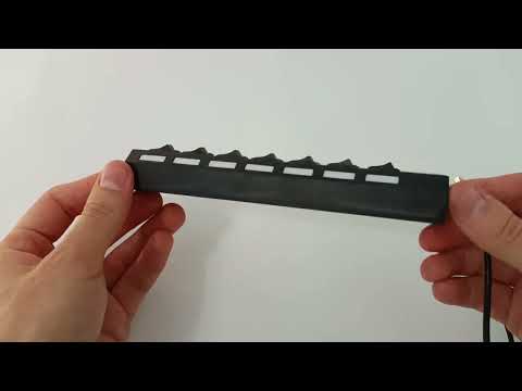 USB-хаб 7 портів 2.0 USB-концентратор зі шнуром 40 см, видео 1