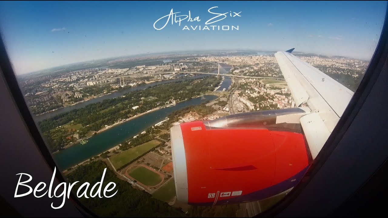 Air SERBIA Airbus A319 | Landing @ Nikola Tesla Airport Belgrade