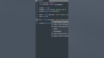 EASIEST WAY to create SIMPLE DESKTOP APP with Python! #programming #python #coding #tutorial