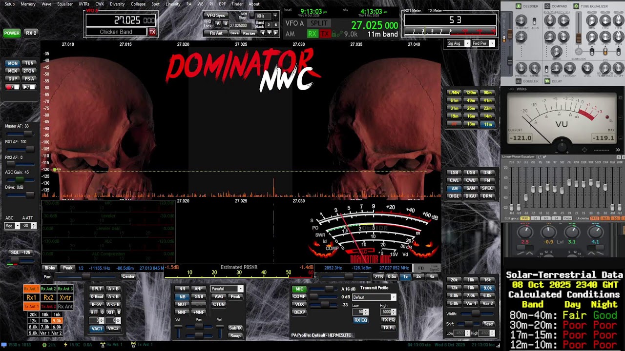 10/8/2025 Superbowl LIVE from   PORTLAND, OREGON   Channel 6 cb radio 27.025mhz