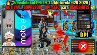  Perfect Sensitivity Motorola G20 2026  Activate Suppressor  High Dpi For Headshots 