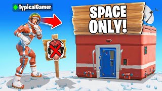 I Went UNDERCOVER in a SPACE ONLY Tournament! (Fortnite)