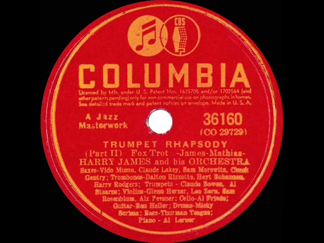 Harry James & His Orchestra - Trumpet Rhapsody