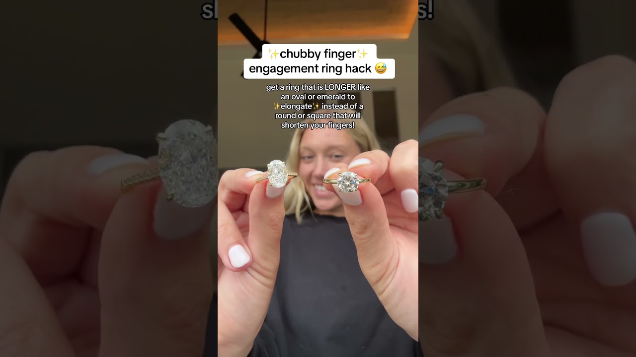 Girls with chubbier fingers..💍✨ 