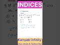 Most Important Indices Questions |Competitive Exams Maths #shortsfeed #shorts #viral #ytshorts