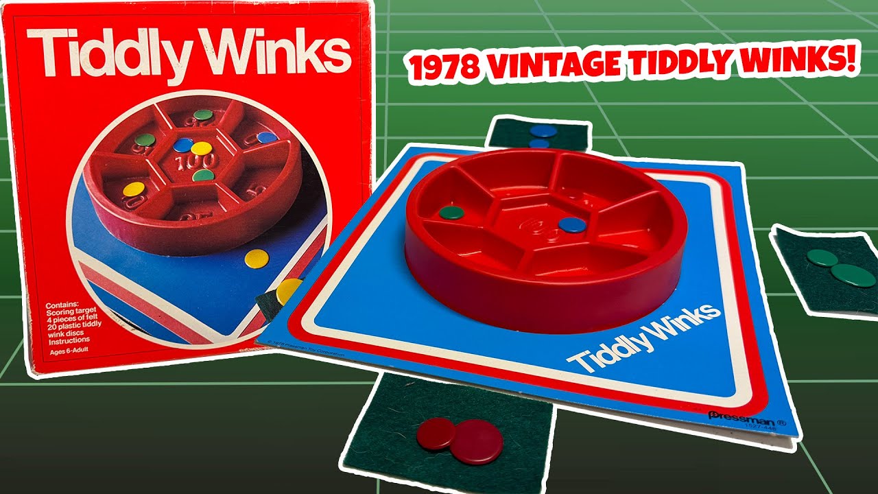 Superetro Tiddlywinks – Juego Clásico De Mesa Para 2 A 4 Jugadores, Con Copa, Discos De Colores Y Tapete De Puntuación, A Partir De 3 Años