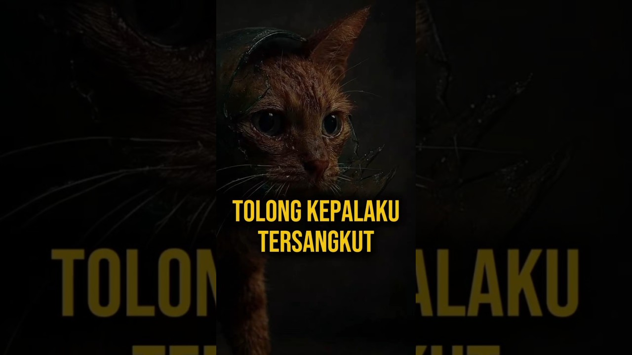 Kucing Ini Cuma Mau Makan… Tapi Hampir Celaka! 😿🍽️