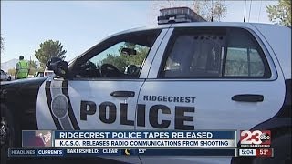 Ridgecrest police tapes released