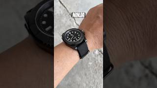 Ninja stealth custom mod. #nh35 #customwatch #tacticool #bgw9 #watchnerd