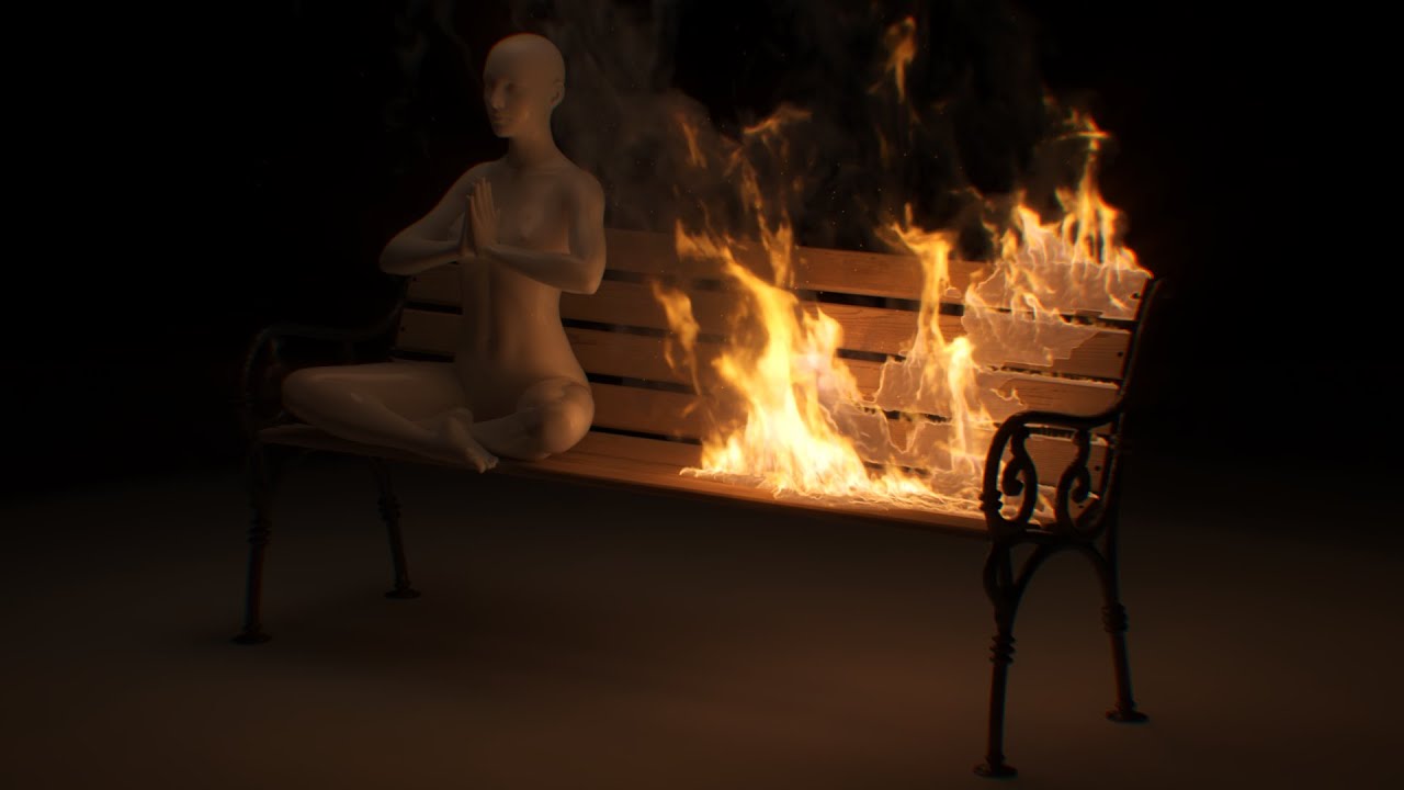 Burning Bench - YouTube