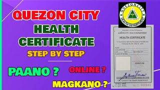 Quezon City Health Certificate Online - STEP by STEP guide - PART 1 [2022]