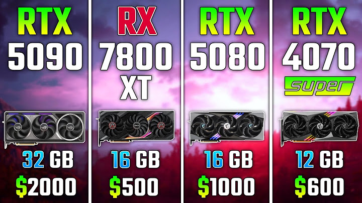 RTX 5090 vs RX 7800 XT vs RTX 5080 vs RTX 4070 SUPER | Test in 7 Games