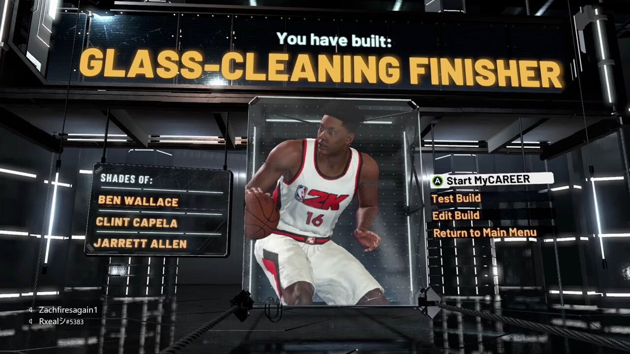 Creating My NBA 2k22 My Player Build Glass Cleaning Finisher YouTube