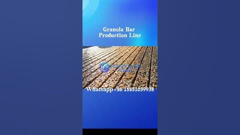 Granola Cereal Bar Production Line/Cereal Bar Making Machine/Granola Bar Cutting Machine#cerealbar