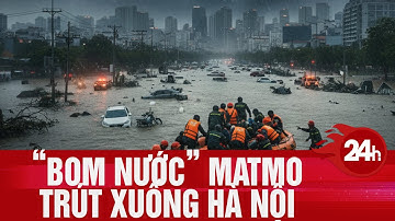 “Bom Nước” Matmo Trút Xuống Hà Nội: Nước Ngập Đến Đầu Gối, 122 Điểm Tê Liệt | Toàn cảnh 24h