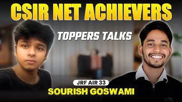 CSIR NET Mathematics Topper Interview - June 2024 with Sourish Goswami