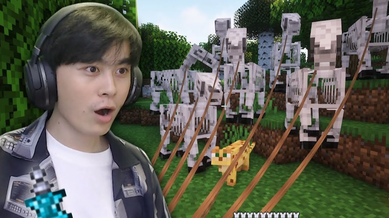 我在野外遇到了1000只骷髏馬！！丨Minecraft#09