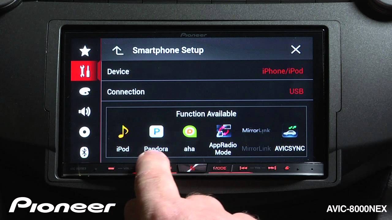 How To - AVIC-8000NEX - Pandora