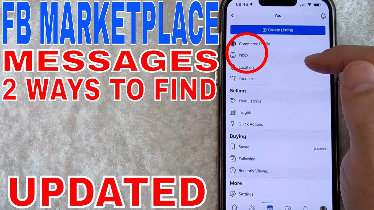 2 Ways To Find Facebook FB Marketplace Messages UPDATE YouTube
