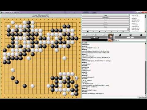 KGS GO SERVER: Qwest (4dan) VS Cheater (8dan) on KGS