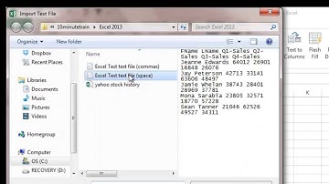 Excel 2013 Tutorial 9: Importing Data
