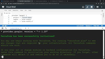 Provision Google Compute Engine (GCE) using Terraform installed in Cloud Shell