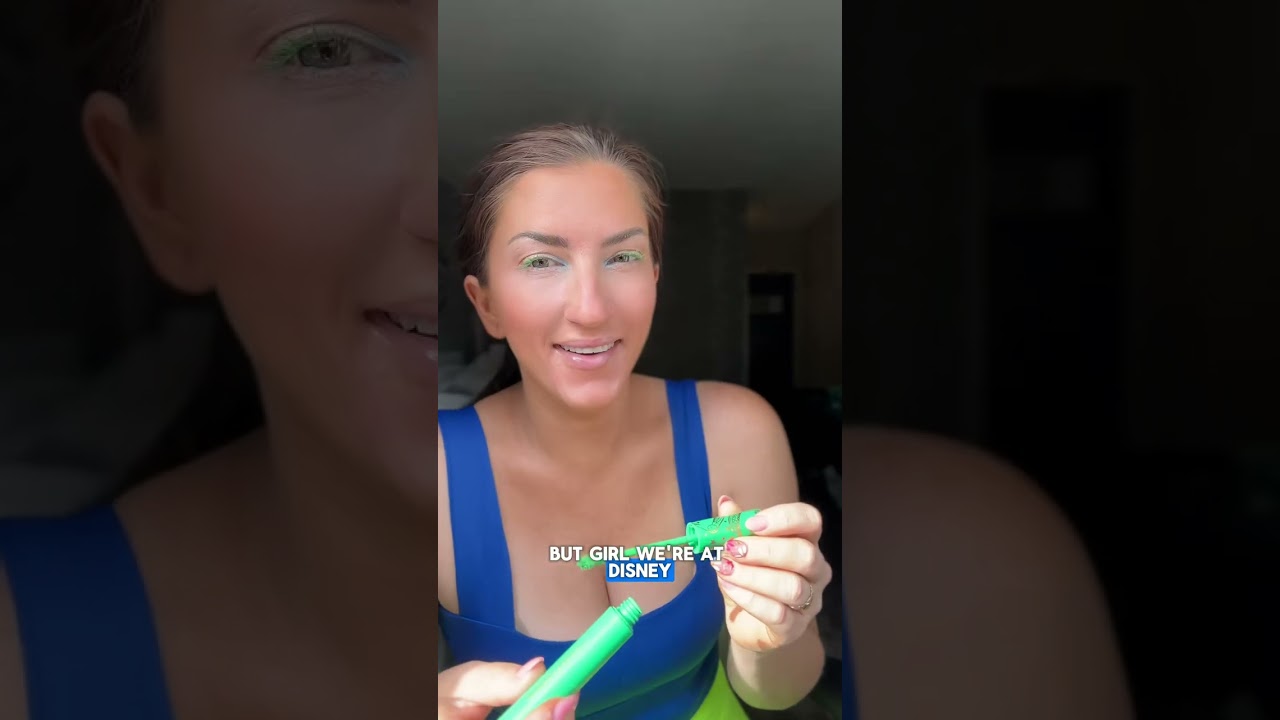 Toy Story Alien-inspired GRWM for Hollywood Studios 💚 Cosmetics was kind enough to send over their