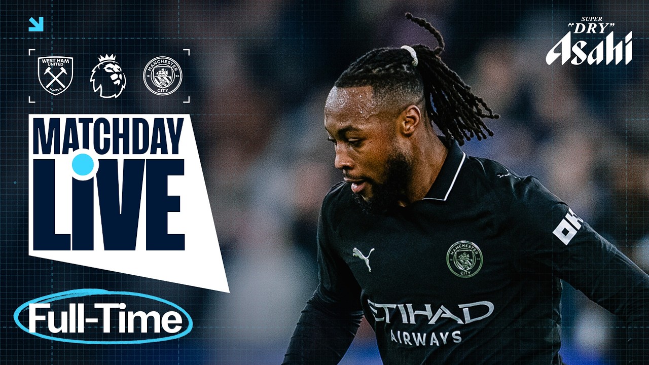 FULL TIME REACTION! West Ham 1-1 Man City | Premier League