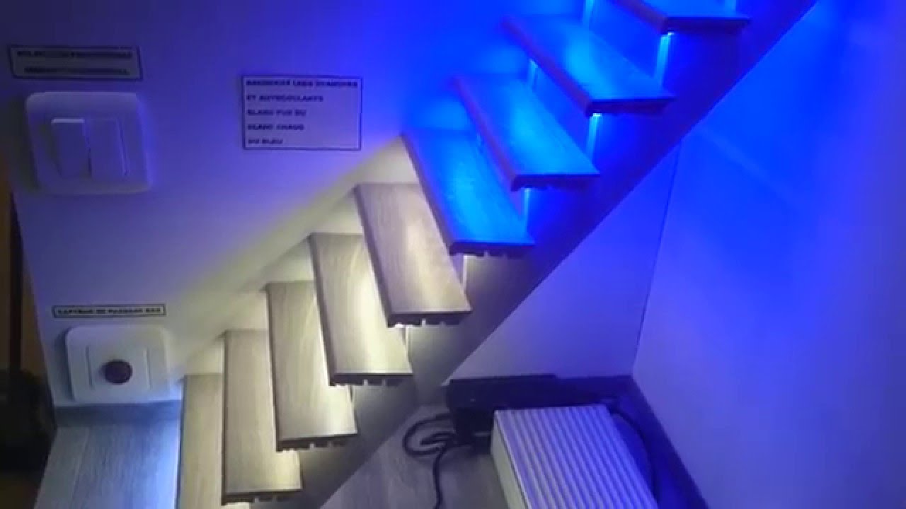 Eclairage d'escalier automatique et progressif "smbconcept