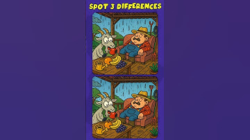 Spot the differences #273 : Can You Beat All 3 !? (A Bit Tricky) #findthedifference #shorts