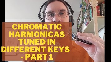 Playing chromatic harmonicas that are tuned in different keys