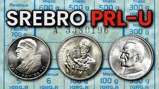 PRL walczy z inflacją - SREBRO śmieciowe lat 80. Jan Paweł II i Piłsudski.