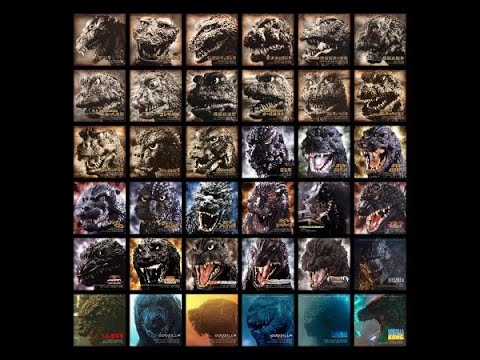 godzilla evolution 1954 to 2021