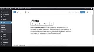 Wordpress Auto Spinner v 3 7 6 Problem Fix