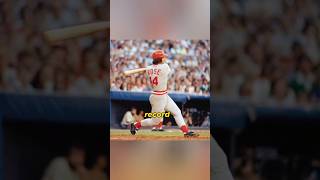 Pete Rose Unbelievable Baseball Record #shorts