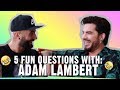 Capture de la vidéo 5 Fun Questions With: Adam Lambert (Interview Side B)