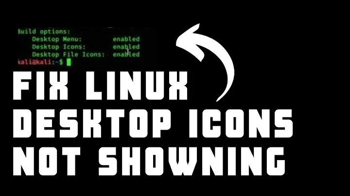 Desktop Icons not showing in XFCE (Hindi)