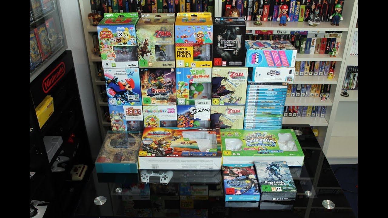 Meine Nintendo WiiU Spiele Sammlung - Deutsch [Juli 2016] [ 41 Spiele ]