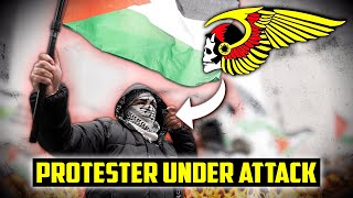 Hells Angels Threaten Pro-Palestine Protesters