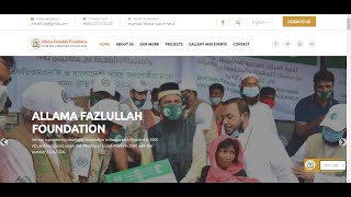 Allama Fazlullah Foundation : Laravel and React JS