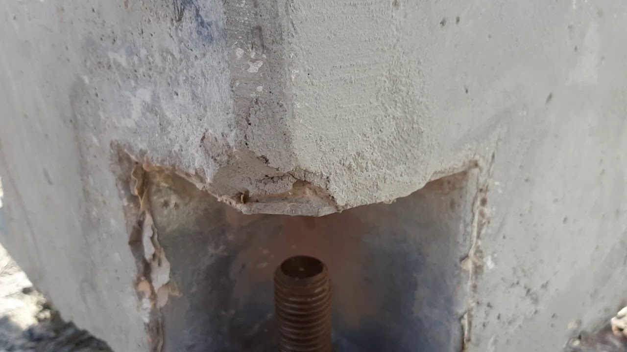 Precast Raft Precast Column Connection With Raft Foundation. Installation of Precast ...
