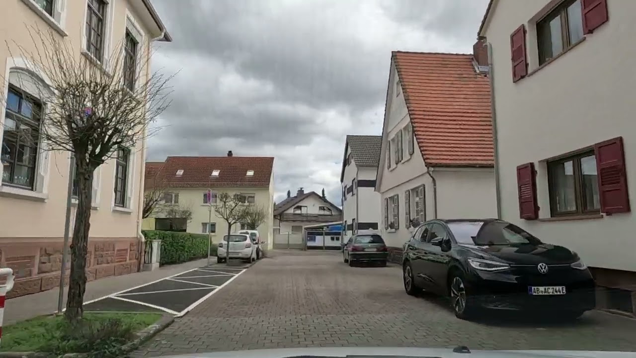 Schulstraße in Linkenheim-Hochstetten, am 16.03.2024