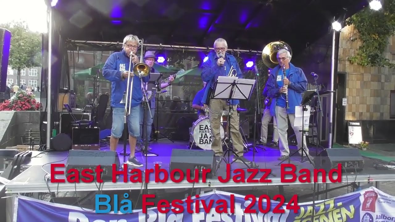 East Harbour Jazz Band på Den Blå Festival i Aalborg 2024