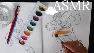 Painting on a gloomy day ASMR 🎨